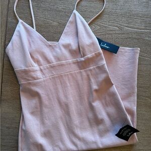 Lulu's Blush Pink Sleeveless Dress